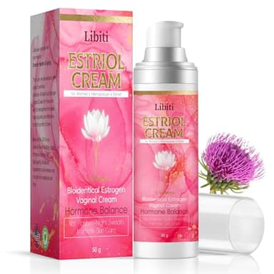 Yviso Estrogen Cream for Women, Vaginal Estrogen Cream with Estriol, Doctor Recommended for Intimate Care & Menopause Relief, 50ML