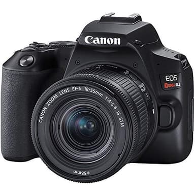 Canon EOS Rebel SL3 Digital SLR Camera with EF-S 18-55mm Lens kit, Built-in Wi-Fi, Dual Pixel CMOS AF and 3.0 Inch Vari-Angle Touch Screen, Black